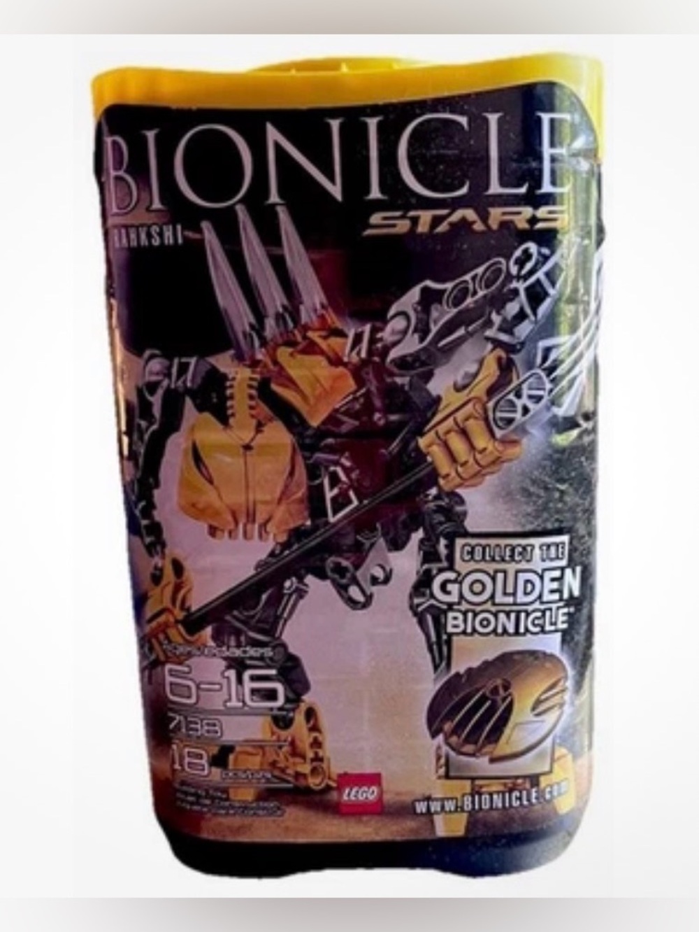 LEGO Bionicle Stars Rahkshi 7138 Complete Canister Set 2009 New Sealed